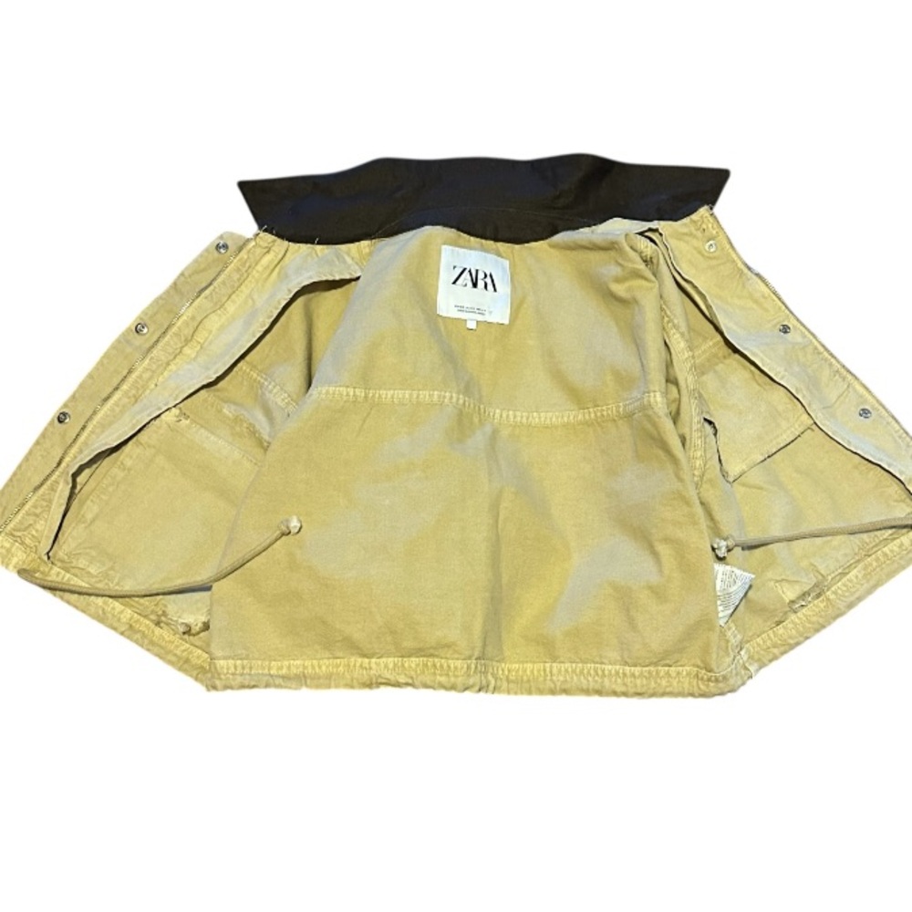 Zara Women’s Cropped Utility Barn Jacket Xsmall XS - Picture 4 of 12